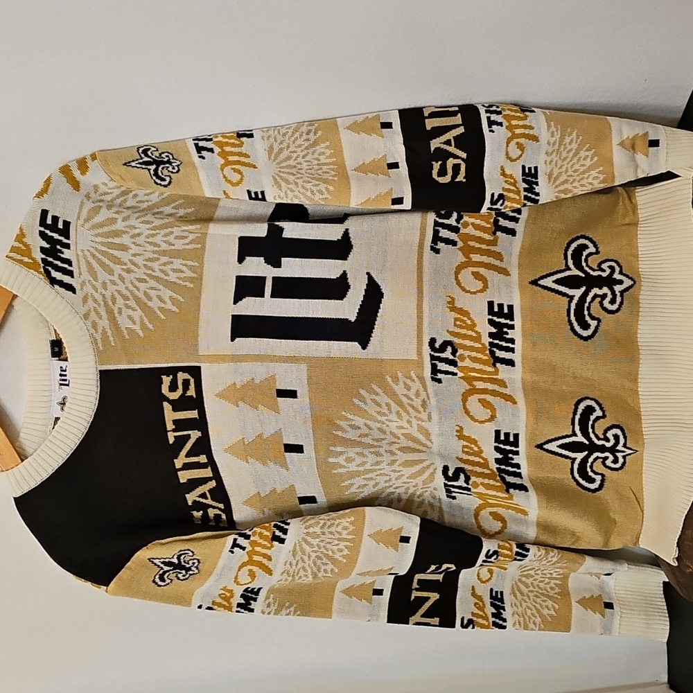Miller Lite Saints Sweater